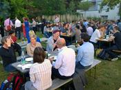 Barbecue in the garden and courtyard of Plant Physiology and Plant Biochemistry during the third DCPS Day.