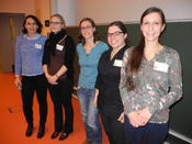 Organizing committee of Havel Spree Colloquium 2015; from left to right: Georgetta Leonte, Sylvia Bolt, Jenny Engelmann, Louisa Brock and Daniela Pezzetta