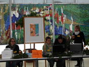 Registration desk at Havel Spree Colloquium 2010.