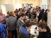 Coffee break at the second DCPS Day in the Botanical Museum.